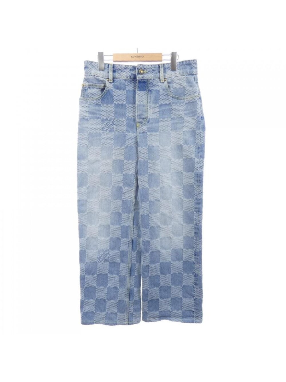 Louis Vuitton Damier Denim Skate Pants Jeans